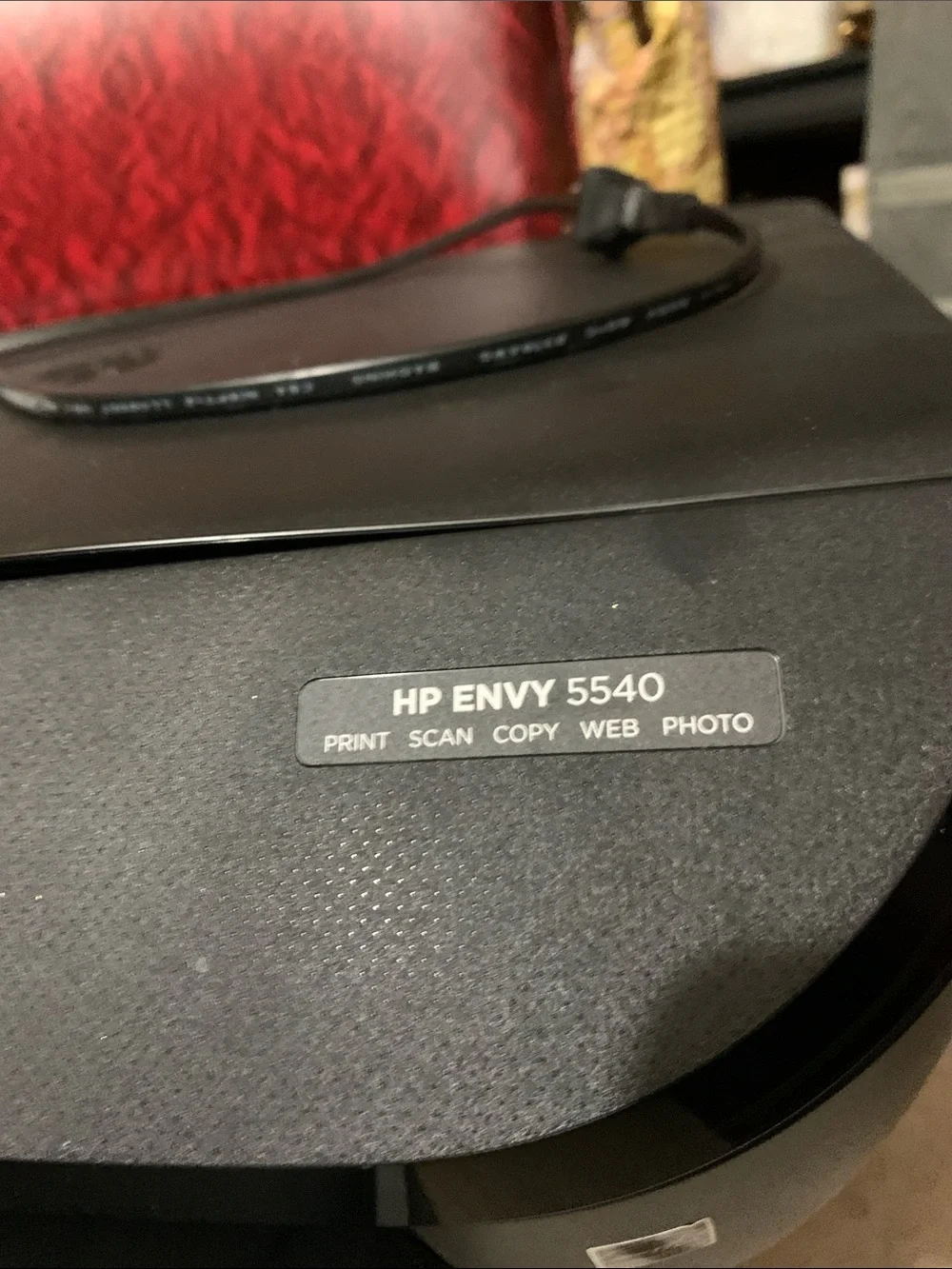 HP Black All-in-One Envy Printer with Touch Panel